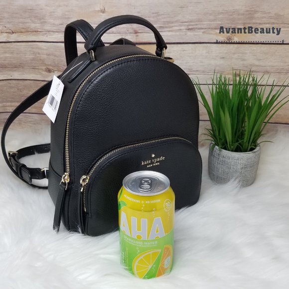 Kate Spade Jackson Medium Backpack Leather Black - Picture 9 of 9